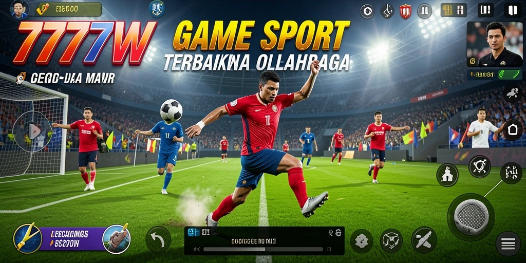 Tampilan gameplay <strong>7777W</strong> yang menampilkan momen-momen seru di lapangan.