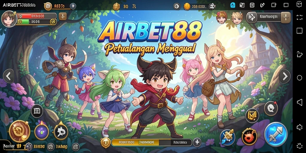 Tangkapan layar dari AIRBET88 menampilkan aksi seru dalam dunia anime.