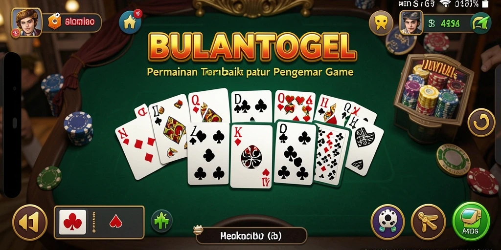 Tangkapan layar dari gameplay seru dalam BULANTOGEL, permainan domino yang menarik.