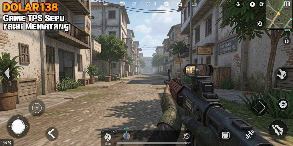 Screenshot DOLAR138 menunjukkan aksi seru gameplay TPS.