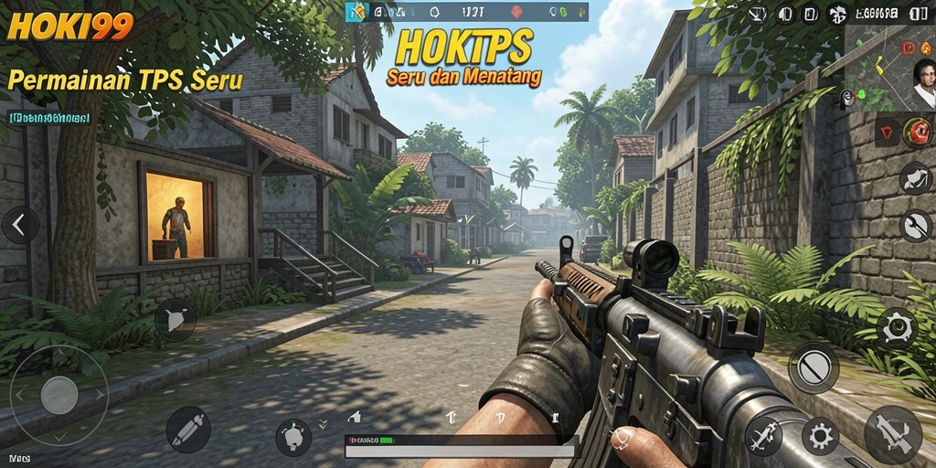 Gameplay HOKI99 menampilkan pertempuran TPS yang intens dan mendebarkan.