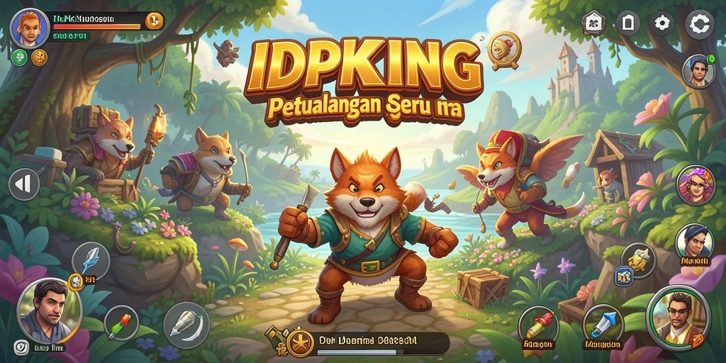 Gameplay menarik IDPKING dengan berbagai tantangan dan eksplorasi.