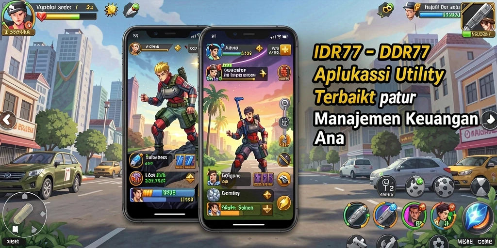 Tampilan antarmuka IDR77 yang sederhana dan fungsional.