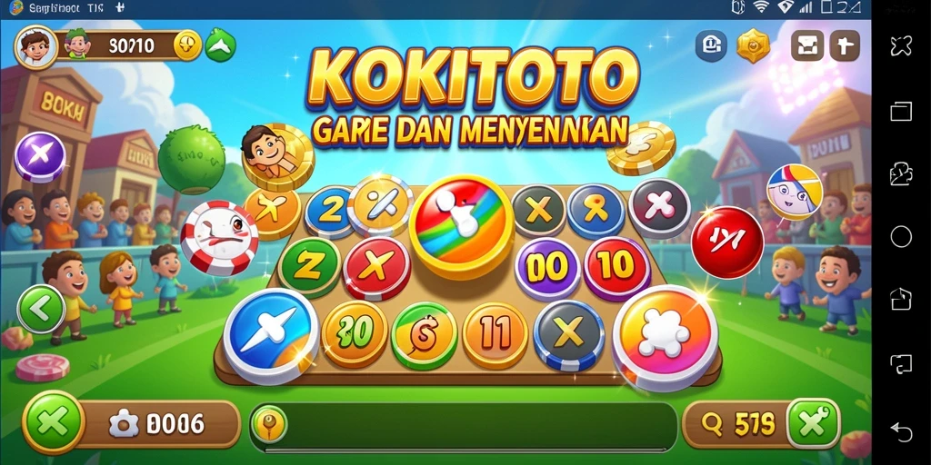 Tampilan gameplay seru di KOKITOTO saat bermain Bingo.