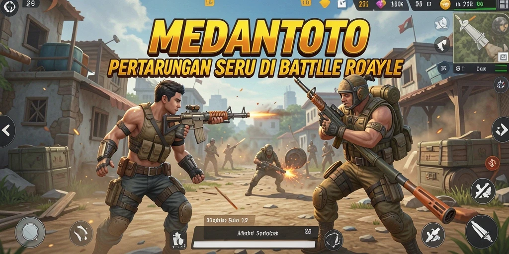 Tangkap momen aksi mendebarkan dalam permainan Battle Royale.