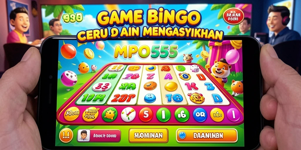 Tampilan permainan Bingo yang seru dan mengasyikkan dalam MPO555.