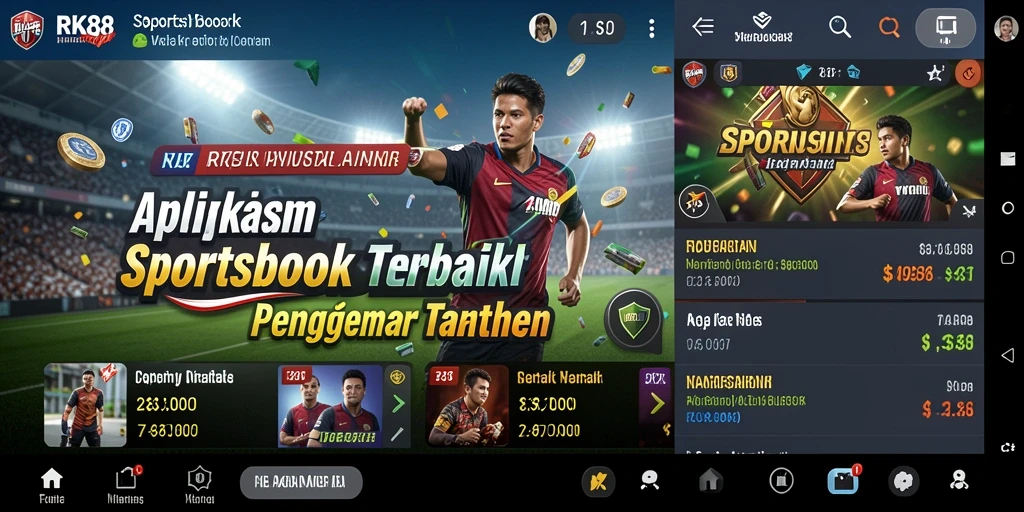 Tampilan antarmuka gameplay RK88 dengan berbagai pilihan taruhan.
