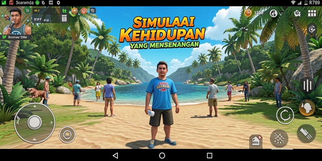 Tampilkan gameplay menarik dari RR789 yang penuh interaksi.