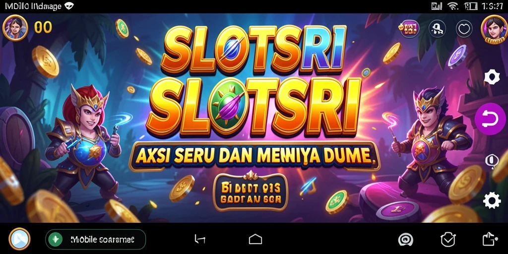 Tampilan gameplay SLOTSRI yang penuh aksi dan keseruan.