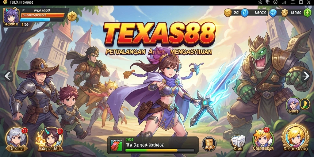Tampilan luar biasa dari gameplay Anime yang mengasyikkan.