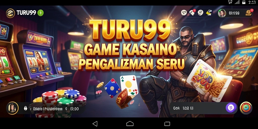 Tampilan gameplay Kasino yang menarik di TURU99.